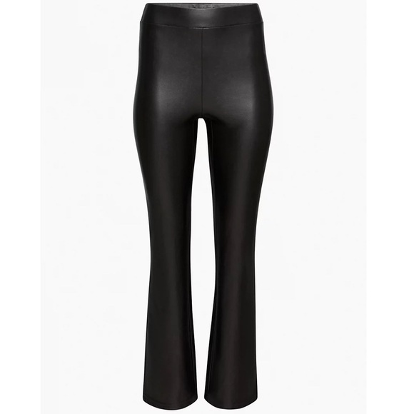 NWT Aritzia Ten by Babaton Upstage Vegan Leather Pant in black - Picture 4 of 7